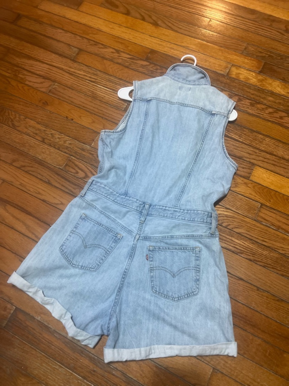 Levi's Light Blue Denim Romper - Picture 3 of 11
